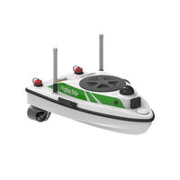 Bateau autonome d'hydrographie à grande vitesse Alpha Me Portable USV avec sondeur à écho à faisceau unique RTK GNSS