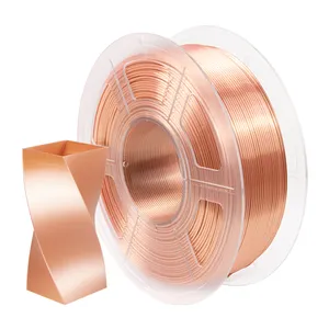 OEM/ODM fábrica precio al por mayor iSANMATE PLA seda Rosa filamento dorado compuesto impresora 3D filamento de seda 1,75mm 1kg filamentos para impresora 3D