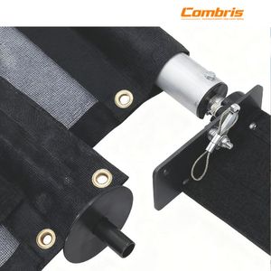 Système de bâche manuel à manivelle pour benne de camion, compatible avec les bâches en filet <span class=keywords><strong>et</strong></span> les bâches en vinyle pour camions - Product Image 6