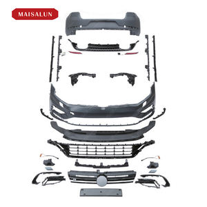 7.5 R tarzı vücut kiti Volkswagen VW Golf MK7 için otomobil parçaları dönüşüm kiti otomobil parçaları abd ön dudak ön arka araba tampon - Product Image 6
