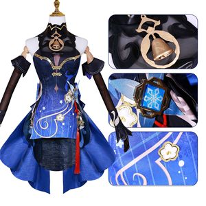 ชุดคอสเพลย์กันยู ชุดใหม่ ปี 2024  ชุดคอสเพลย์เกม <span class=keywords><strong>Genshin</strong></span> <span class=keywords><strong>Impact</strong></span>  ชุดคอสเพลย์ Twilight Blossom กันยู ครบชุด พร้อมส่ง - Product Image 3