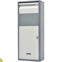 Boîte aux lettres en acier pour la maison, armoire de livraison de colis extérieure, armoire de livraison de colis de grande taille pour le jardin