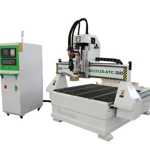 Schlussverkauf kleine CNC-Routermaschine RC1212S-ATC linearer Werkzeugwechsler 1.200*1.200mm 1.200*2.400mm 1.300*2.500mm