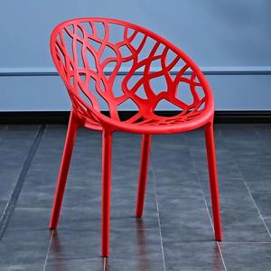 Blanco restaurante café <span class=keywords><strong>Bistro</strong></span> comedor silla de plástico modernas mesas y sillas de plástico sillas de comedor al aire libre - Product Image 3