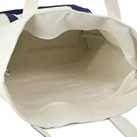 Sac fourre-tout à bandoulière grande capacité en toile de coton robuste, résistant à l'eau, avec fermeture éclair tendance et rivets, pour femme - Idéal pour la plage et les voyages