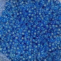 Dés en acrylique personnalisés en vrac, multicolores, transparents, petits, minuscules, pour jeux de rôle, 5 mm