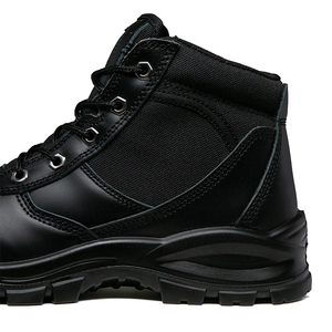 DSF53 Men cow Leather safety Work Boots Waterproof All Seasons Safety <b>Hiking</b> Boots with Steel Toe <b>Cap</b> and Anti Stab Sole - Product Image 2