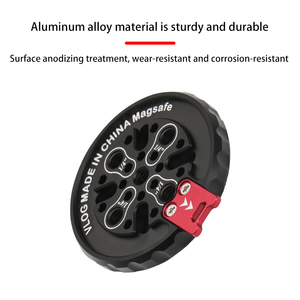 Từ Điện Thoại Cơ Sở 1/4 Vít Lỗ Xách Tay Máy Ảnh Chủ Cho Xe Sống Streaming Vlog Máy Tính Bảng Phụ Kiện Từ Tính - Product Image 4