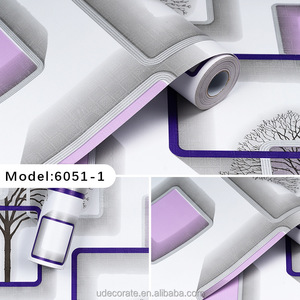 Carta da Parati Adesiva 3D in PVC Impermeabile con Motivi <span class=keywords><strong>Floreali</strong></span>, Decorazione Moderna <span class=keywords><strong>per</strong></span> Interni a Prezzo di Fabbrica UDK - Product Image 2