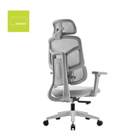 Nouvelle chaise de bureau ergonomique de luxe à dossier haut en maille, design moderne, réglable et mobile, avec support lombaire, pour cadres