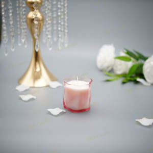 เทียนโหลแก้วสำหรับตกแต่งเทียนหอมถั่วเหลืองเทียนหอมขี้ผึ้งถั่วเหลืองฉลากส่วนตัวหรูหรา - Product Image 5