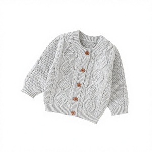 Pull tricoté à la main unisexe pour bébé et tout-petit, 100 % coton doux et épais, écologique, grande taille, collection hiver 2026 Mimixiong - Product Image 2