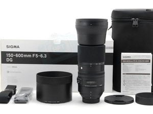 Objectif HFT Professionnel <span class=keywords><strong>Sigma</strong></span> 150-600mm F/5-6.3 DG OS HSM Contemporary pour Nikon F JAPAN Vente en Gros - Product Image 1