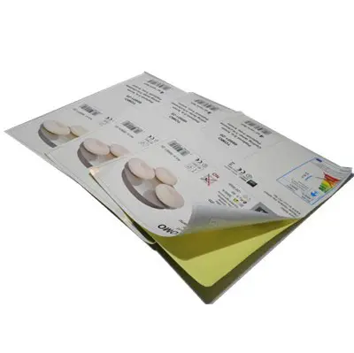 Benutzer definierte gedruckte Klebe etikett Kunststoff Rechteck Farbe Aufkleber Lebensmittel etikett Großhandel