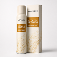 Shampooing Sec Léger et Absorbant Rapidement à l'Huile de Coco pour Cheveux Abîmés – Contrôle du Sébum, Utilisation Facile et Douce – Fabrication Personnalisée