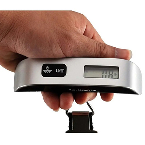 Balance portable numérique avec écran LCD, 10g/50kg, balance électronique pour bagages, valise, voyage, pesage des bagages, outil de pesée - Product Image 1