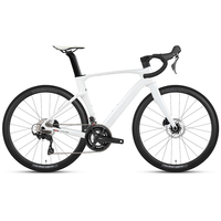 Vélo de course Cyclone 24 vitesses avec groupe électronique sans fil, cadre carbone, freins à disque, 700C, vélo de route aérodynamique, vélo de sport