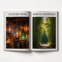 Impression en gros mondiale, impression en couleur, meilleure qualité et magazine offset populaire à couverture souple pour guide de voyage