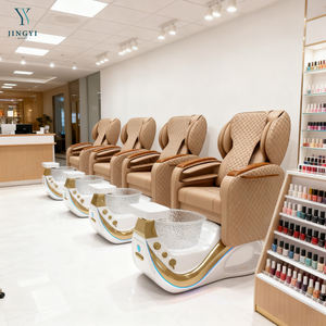 Di fascia alta luce surf piedi <span class=keywords><strong>spa</strong></span> pedicure sedia con massaggio alla schiena moderno salone manicure pedicure stazione - Product Image 3