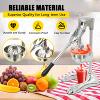 Presse-Agrumes Manuel Portable en Acier Inoxydable, Pressoir Extracteur de Jus pour Fruits et Légumes, Direct Usine