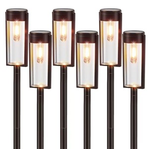 Lampes solaires LED IP65 pour allées extérieures, ampoule à filament de tungstène, éclairage solaire pour allées, éclairage paysager imperméable pour jardin, pelouse, allée - Product Image 1