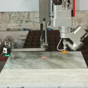 Machine de découpe à jet d'eau haute pression automatique AiTao pour le marbre avec moteur et pompe, découpeuse de pierre abrasive grenat - Product Image 3