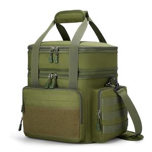 Boîte à lunch tactique pour hommes, sac à lunch isotherme, boîte à lunch thermique pour adultes, sac isotherme étanche, glacière de camping, grand seau à lunch - Product Image 2