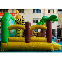 Château gonflable commercial combiné abeille avec toboggan pour jardin