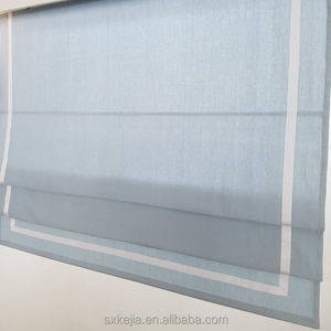 नए आगमन रोमन रंगों का सफेद रंग स्ट्रिप विंडो अंधा प्रकाश फ़िल्टरिंग ब्लैकआउट फीचर कस्टम बनाया गया है - Product Image 6