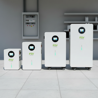 Batterie au lithium pour stockage d'énergie domestique 40 kWh 48 V, système de stockage d'énergie domestique 51,2 V 300 Ah 560 Ah 600 Ah, batteries solaires LiFePO4 15 kWh