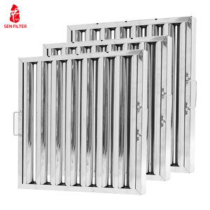 उच्च गुणवत्ता रसोई कुकर हुड तेल बाधक फिल्टर एल्यूमीनियम बाधक तेल फिल्टर - Product Image 4