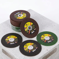 Disque abrasif en résine ultra fin de 107 mm de diamètre et 1,2 mm d'épaisseur, haute dureté, pour la découpe de l'acier inoxydable, compatible avec les meuleuses d'angle