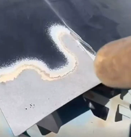 Mini sablage pneumatique mobile haute pression pour l'élimination de la rouille sur structures en acier, navires, véhicules et grues à tour