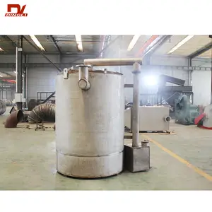 Large multifunctional coconut shell palm wood charcoal carbonized machine vertical carbonization furnace production