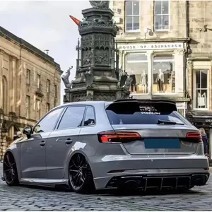 สปอยเลอร์หลังรถยนต์ StarNav สำหรับ A3 S3 S-Line Sportback Facelift ปี 2016 - 2020 ไม่ใช่สำหรับ RS3 8V ฝากระโปรงท้าย ปีกหลัง ฝาครอบท้ายรถ - Product Image 4