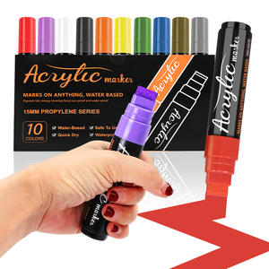 Черные маркеры для плакатов, гигантские пользовательские маркеры для граффити, профессиональные акриловые чернила 3-в-1, граффити, манга, школьные художественные принадлежности - Product Image 1