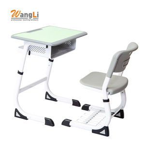 Tables et chaises colorées pour centre de tutorat pré<span class=keywords><strong>scolaire</strong></span>, plateau vert clair avec surface facile à nettoyer et tiroirs - Product Image 6