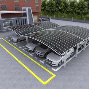 Cochera de Aluminio para 12 Autos con Acabado Natural - Duradera e Impermeable, Tamaño Personalizable para Estacionamiento - Product Image 2