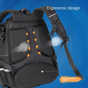 <span class=keywords><strong>Deli</strong></span> B25 Chất Lượng Cao Ba Lô Cho Học Sinh Tiểu Học Đơn Giản Công Suất Lớn Đa Chức Năng Bảo Vệ Đôi Kinderg - Product Image 4