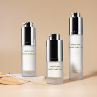 Récipient de lotion crème de soin de la peau de luxe personnalisé bouteilles en plastique emballage cosmétique durable