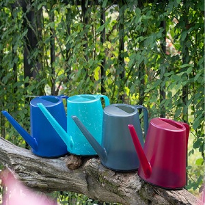 Watering Can 1.8L Matte Gray Adjustable Nozzle Plastic Durable Home Gardening - Product Image 4