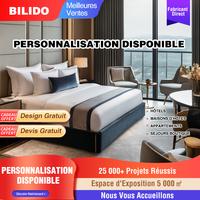 Bilido Simple Wind Qingyuan Appartement Maison Louer Hôtel Lit Spécial Chambre Double Standard Meuble
