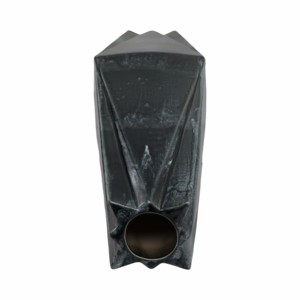 Vaso in Ceramica Geometrico Angolare Moderno Nero per Soggiorno, Arredamento Casa, Camera da Letto, Ufficio - Product Image 6