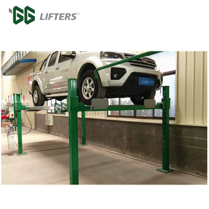 Pont élévateur <span class=keywords><strong>auto</strong></span> à 4 poteaux et double niveau 4000 kg avec roulettes GG Lifters PFP40/2100 pour <span class=keywords><strong>garage</strong></span> et parking, garantie 2 ans - Product Image 6