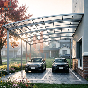 Tenda da <span class=keywords><strong>Sole</strong></span> per Auto in Alluminio Antiruggine Facile da Montare, Impermeabile, Resistente ai Raggi UV, Verniciata a Polvere, per Terrazze Rurali, Fattorie e <span class=keywords><strong>Officine</strong></span> - Product Image 4