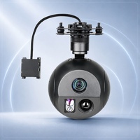 Caméra thermique EO IR Q20KTIRM 4K avec zoom optique 20x, télémètre laser 3 km, GPS, suivi IA, drone FPV avec cardan