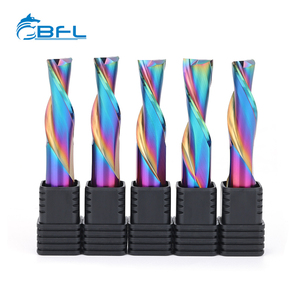 Cho bfl rắn Carbide 2-Flute xuống cắt End Mill <span class=keywords><strong>Router</strong></span> bits cho <span class=keywords><strong>Acrylic</strong></span> tùy biến OEM với altin lớp phủ - Product Image 2