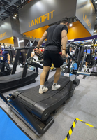 Tapis roulant incurvé auto-alimenté CT-100F, machine de course non motorisée spécialement conçue pour l'entraînement fonctionnel