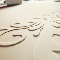Set de table rond en silicone de haute qualité sans BPA avec logo personnalisé, nouveau design pour table à manger avec motif imprimé alimentaire