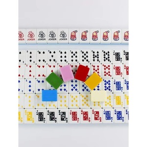 Tarjetas Educativas de Mahjong de Cartón Hechas a Mano en Singapur y Malasia con Acabado Brillante para Uso Doméstico - Product Image 5